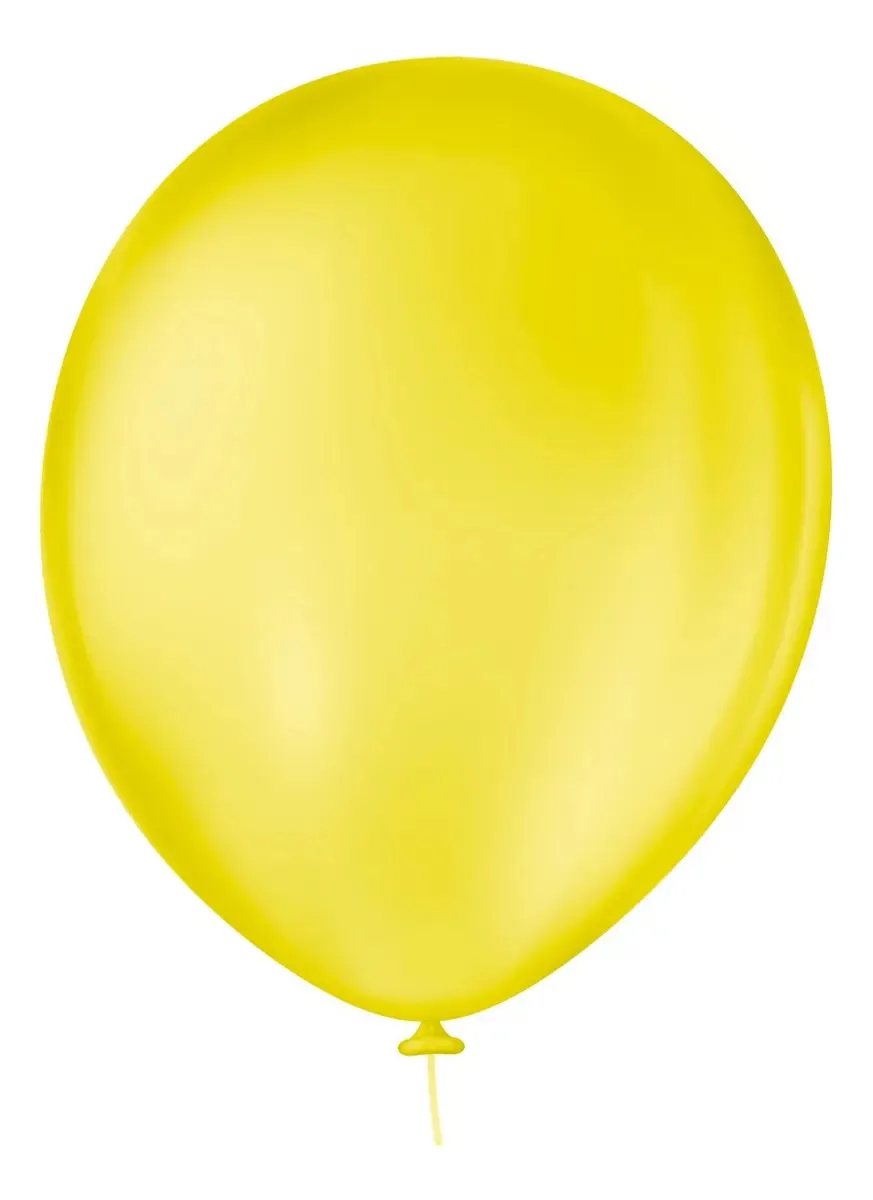 Balao Pic Pic 5 Liso Red Amarelo C/50