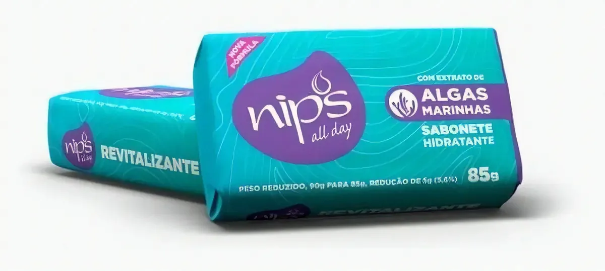 Sabonete Nips Suave Azul 12x | Sabonete.blue Ski Nips 90 Gr