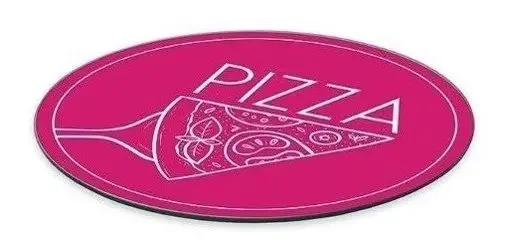 Prato Giratorio De Vidro Pizza Tortas Petiscos Ricaele 40 Cm