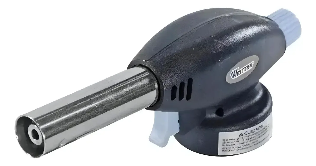 Maçarico Multiuso Cor Preto Western 7019