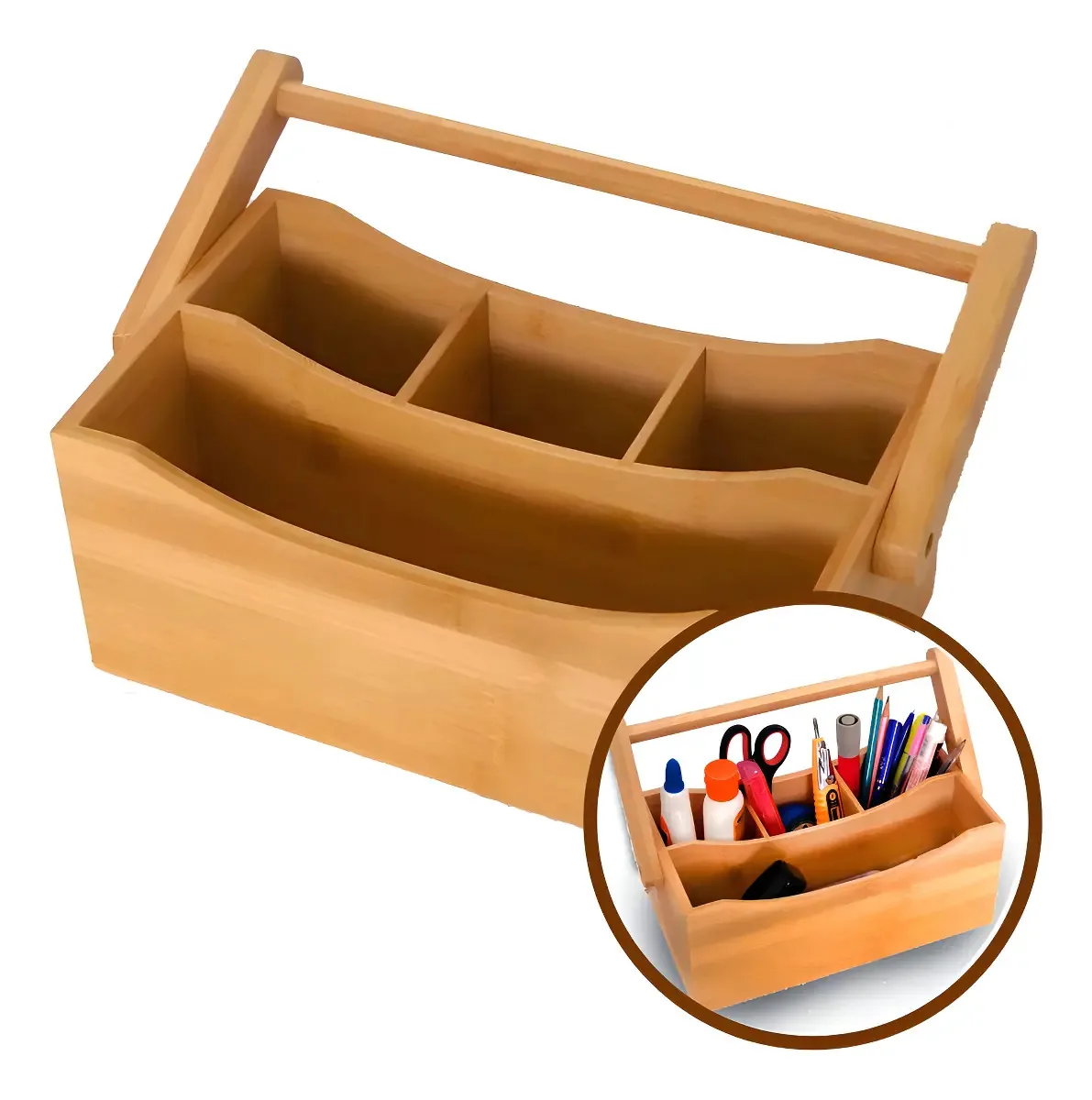 Suporte P/ Utensilio Bambu