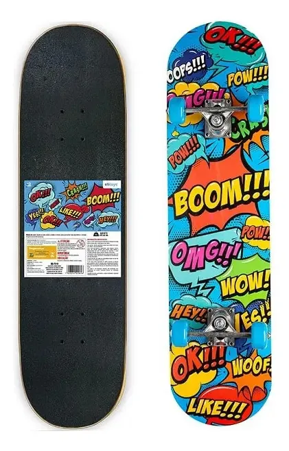 Skate Com Lixa Hq 80cm Etitoys