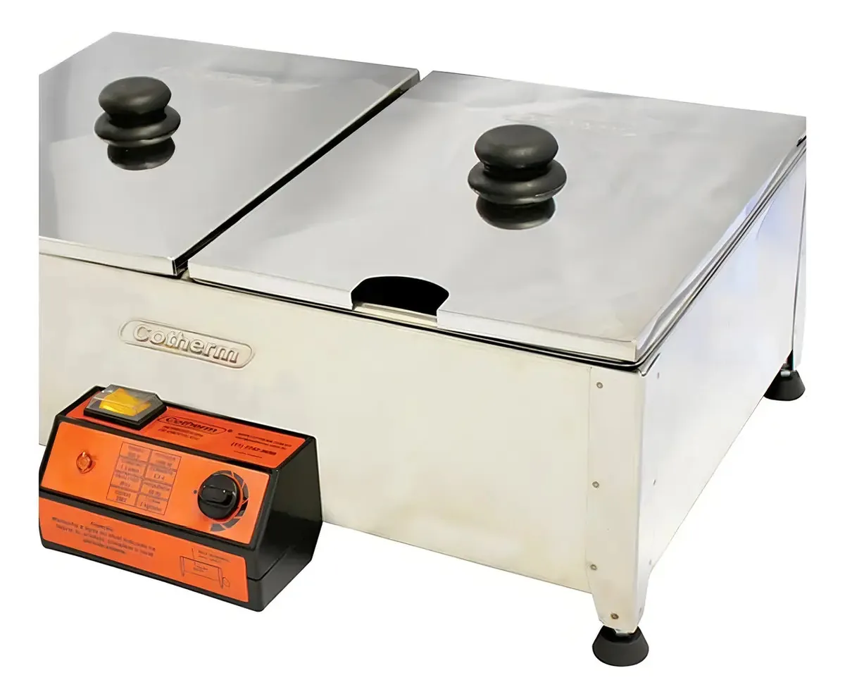 Chocolateira Elétrica Profissional 2 Cuba Inox 5kg Derrete Chocolate
