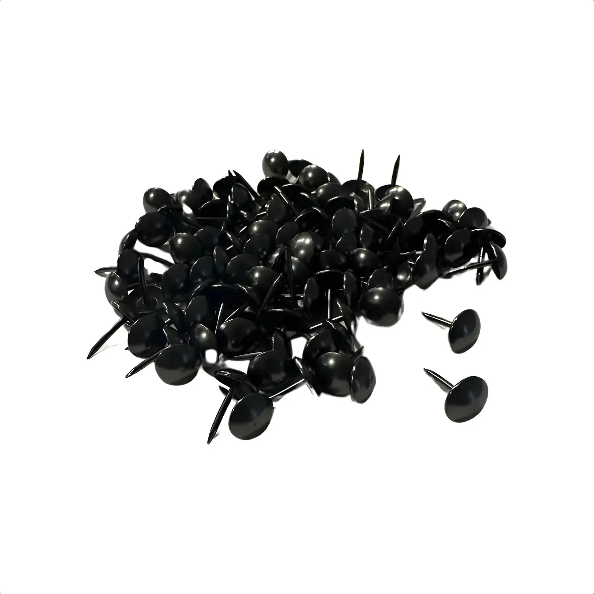 Tacha Redonda Aço Oxidado 10mm Tapeçaria Preto 500 Unidades Prayon