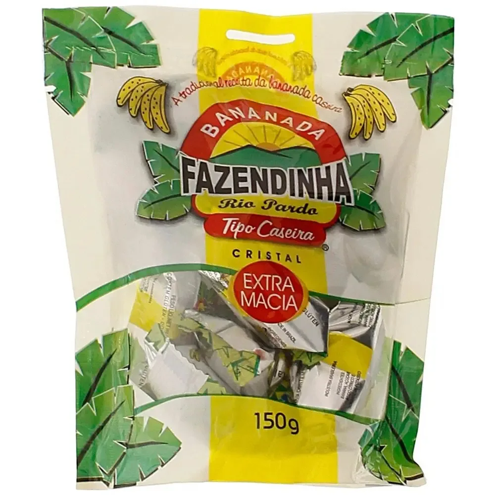 Doce Bananada Fazendinha Tradicional/cristal Sache 150gr