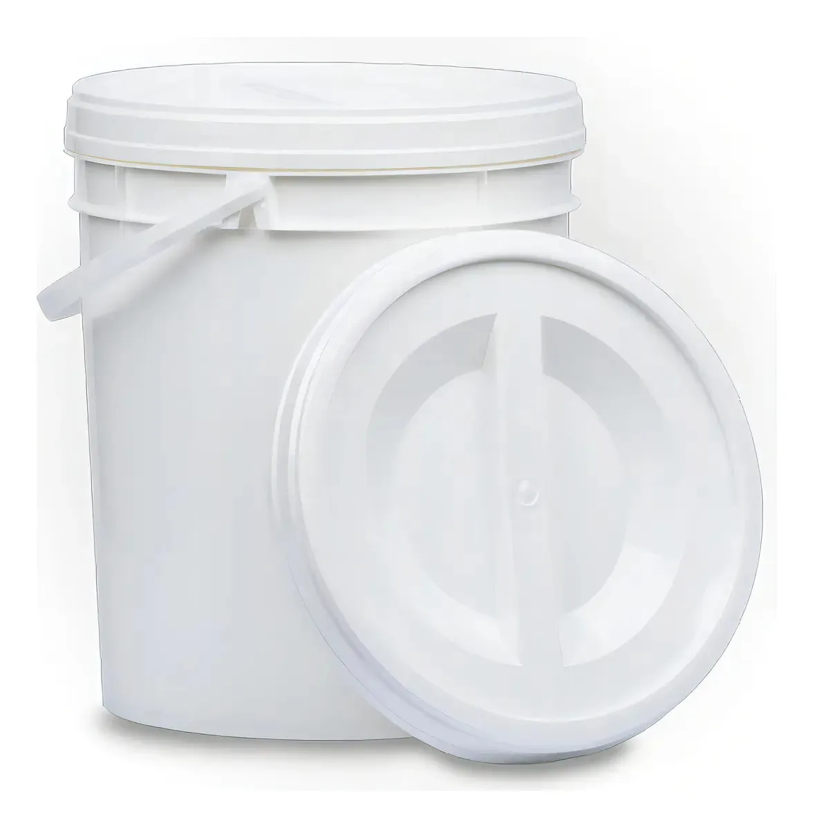 Balde Para Tinta De 12l Com Tampa Rosca 10 Peças