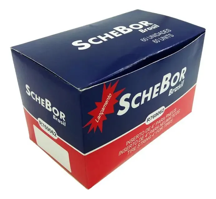 Refil Conserto Pneu Sem Câmara Schebor R769062 C/ 60 Unidades