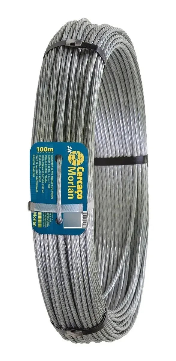 Cordoalha Crioulo Zn3 100m 7 Fios Morlan
