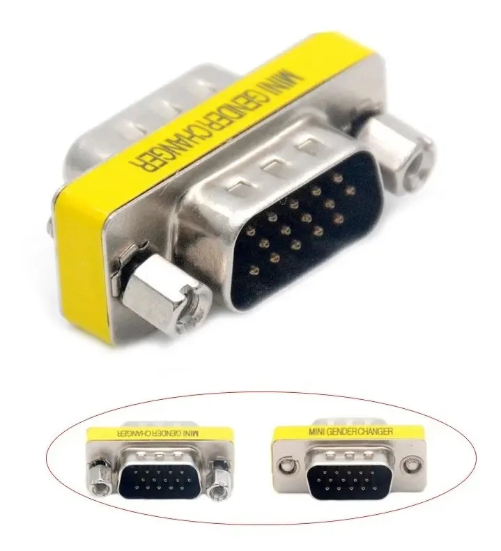 Adaptador VGA Macho para Cabos VGA e RGB da Hipen