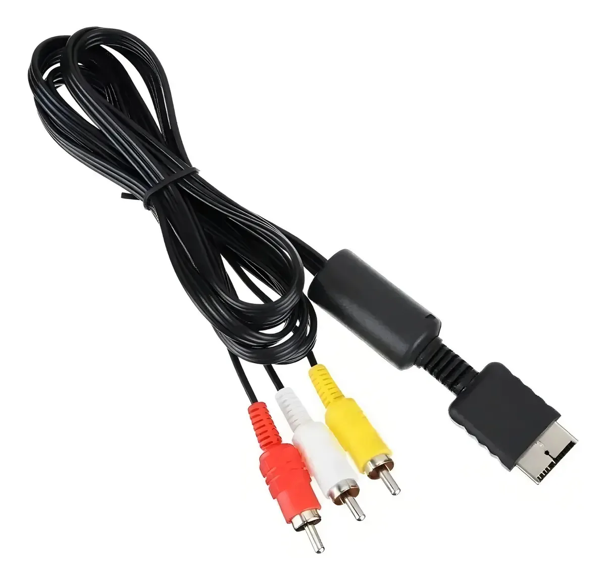 Cabo RCA x Playstation 2 Preto 1.5m MD9 Áudio e Vídeo Niquelado