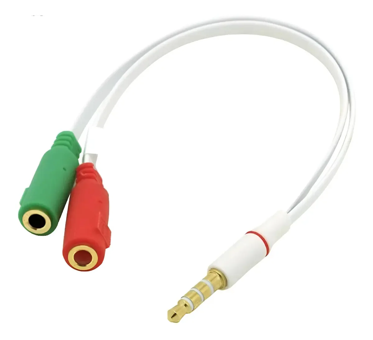 Cabo De Áudio Adaptador P2xp2 Audio E Fone Md9