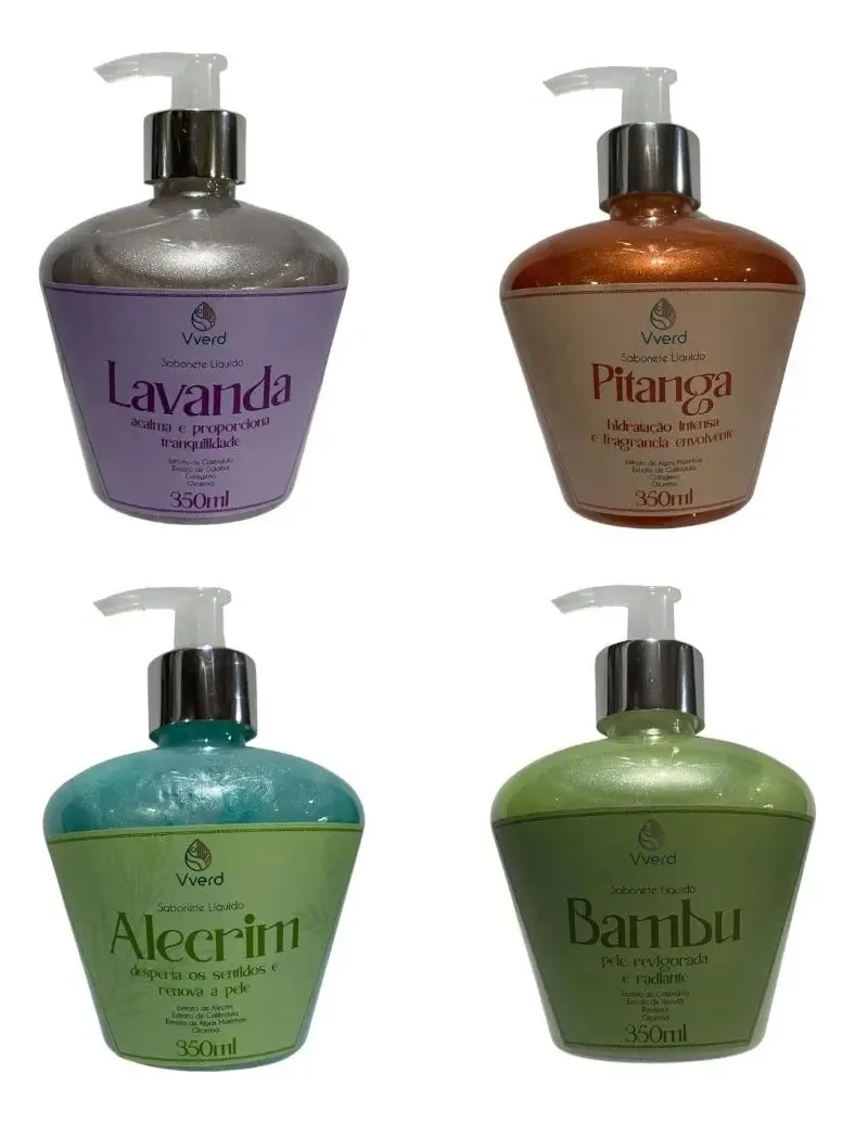 Kit Sabonetes Líquidos Naturais Vverd Para Mães Incríveis