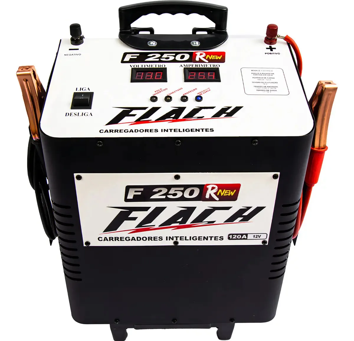 Carregador Inteligente 120 A C/ Aux. Part. 250 A - 12v