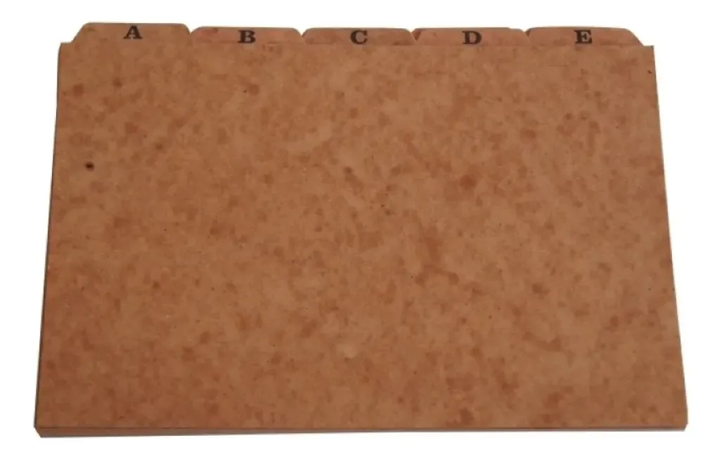 Índice Az 6x9 Cartolina Menno