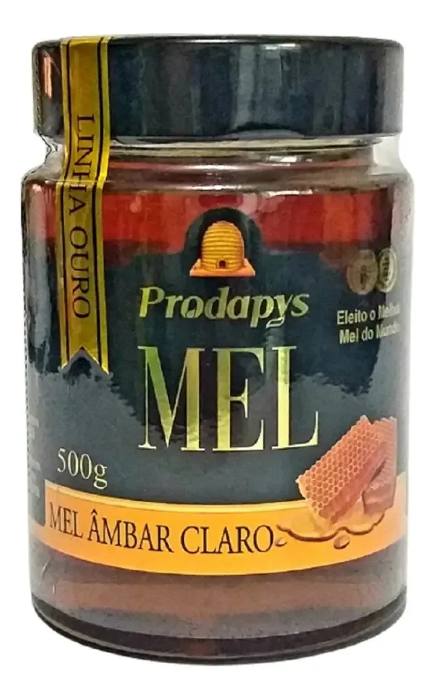 O Melhor Mel Âmbar Claro Do Mundo 500g - Prodapys