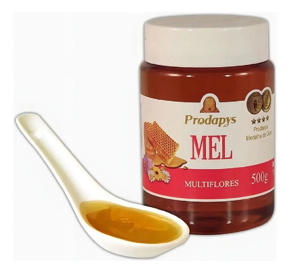 Mel Multiflores/silvestre - Pote 500g - Melhor Do Mundo