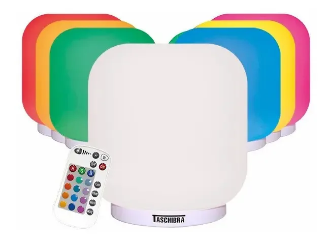 Luminaria Taschibra Jujuba Ir Rgb 8w