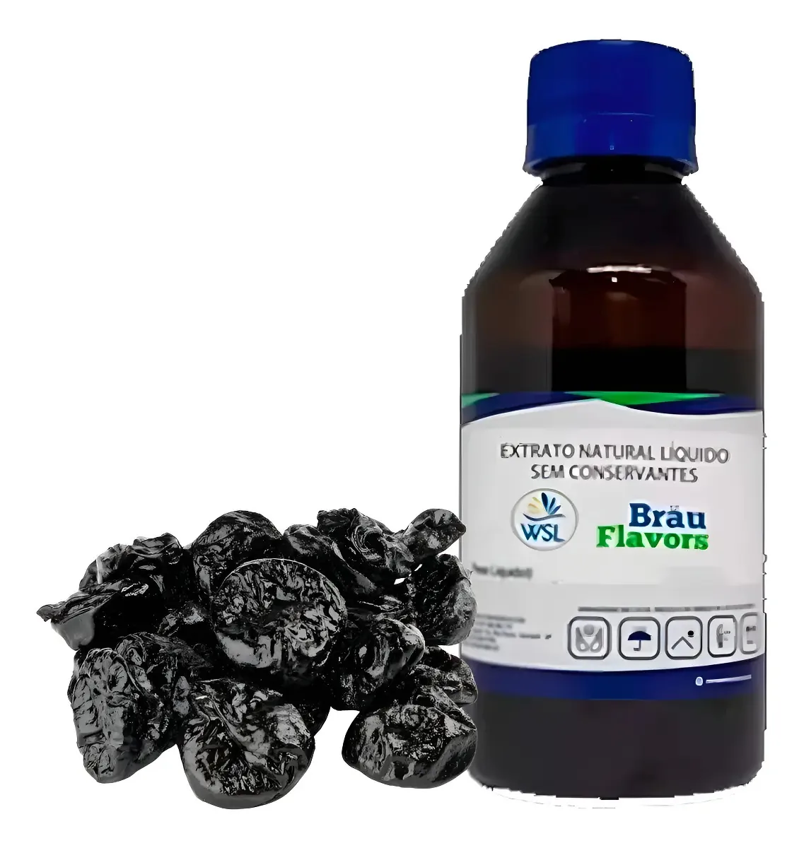 Extrato Natural Ameixa Bräu Flavors 50g Para Bebidas e Sobremesas