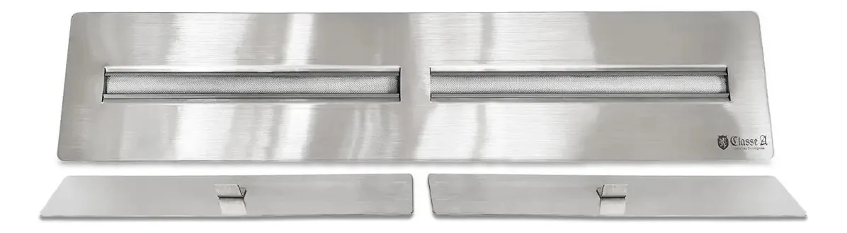 Lareira Ecológica Classe A Queimador Inox 304 2L Etanol Embutir