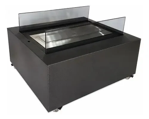 Lareira Eco Classe A Álcool - Mesa Centro Aço Queimador 50cm