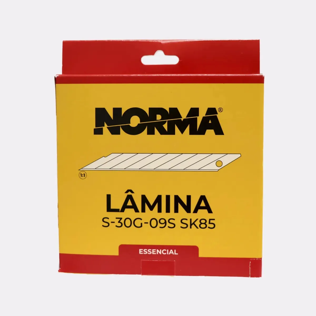 Lâmina 9mm 30 Graus Norma SK85 Para Cortes Precisos Em Adesivos E Papel