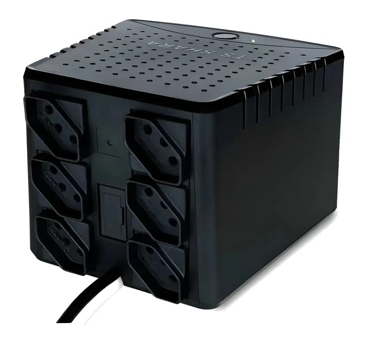 Estabilizador Ts Shara PowerEst Home 2500VA Preto 6 Tomadas