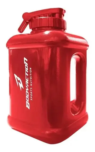 Galão Quadrado (1,6 L) Vermelho Bodyaction