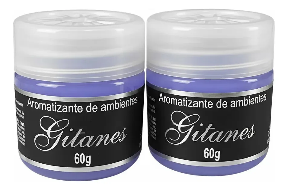 Conjunto 2 Aromatizantes Gel Gitanes Aroma Lavanda