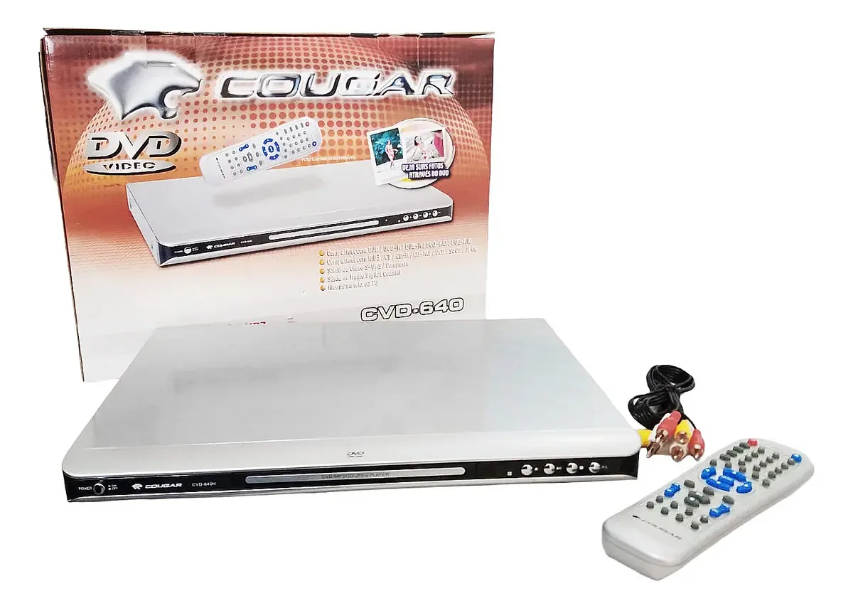 Dvd Player Cougar Cvd-640