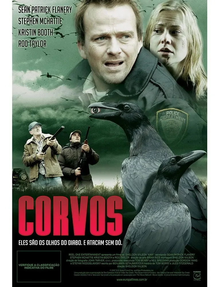 DVD Corvos Suspense Sheldon Wilson Europa Filmes 2007