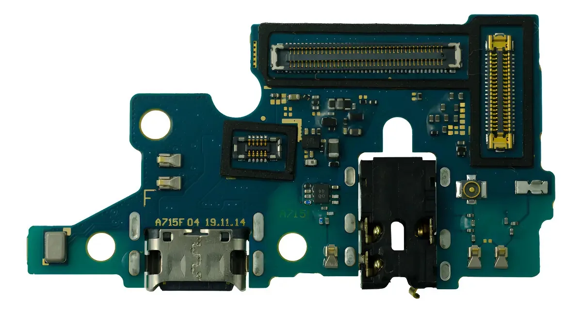 Placa Conector Carga GL Galaxy A71 A715 Substituição Rápida