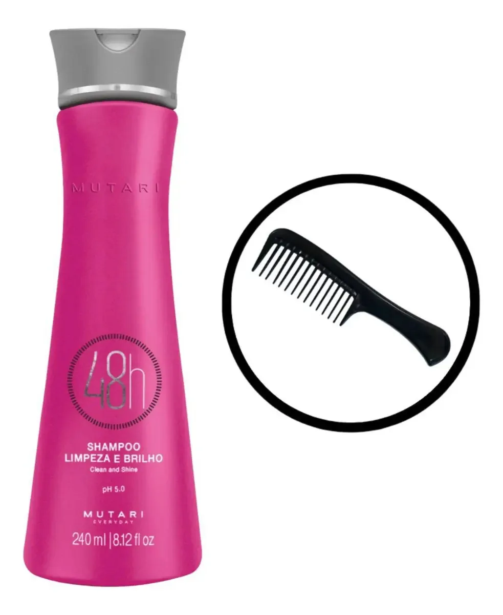 Shampoo 48h Every Day Limpeza E Brilho Mutari - 240ml