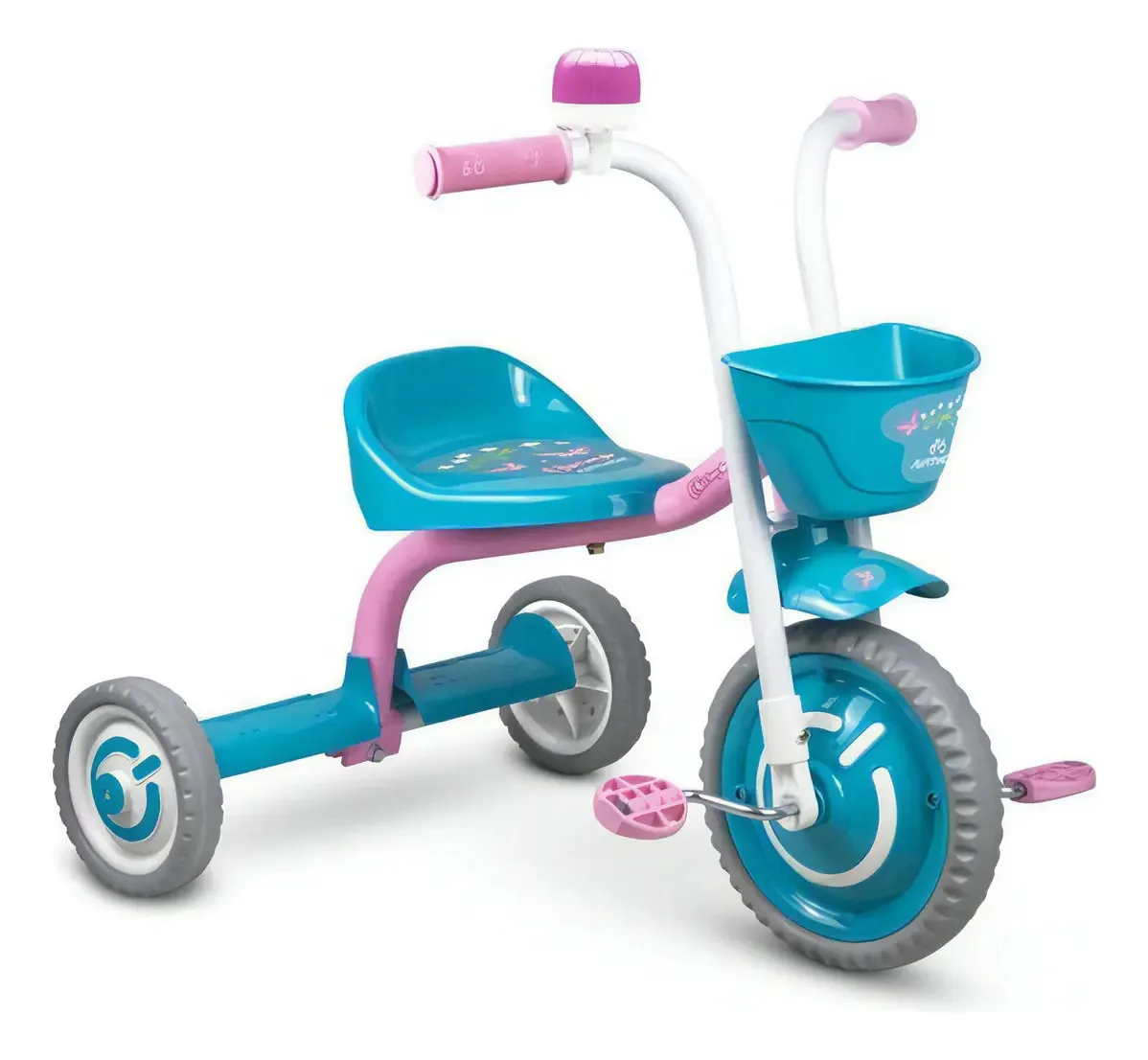Triciclo Charm Nathor 13620 cor Azul-turquesa