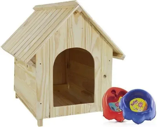 Casinha de Cachorro Madeira G