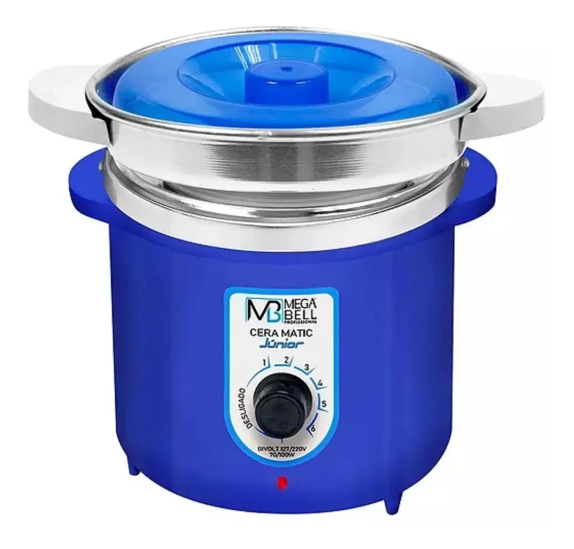 Aquecedor De Cera Mega Bell 7118 Cera Matic Jr C/ Refil Azul 1un