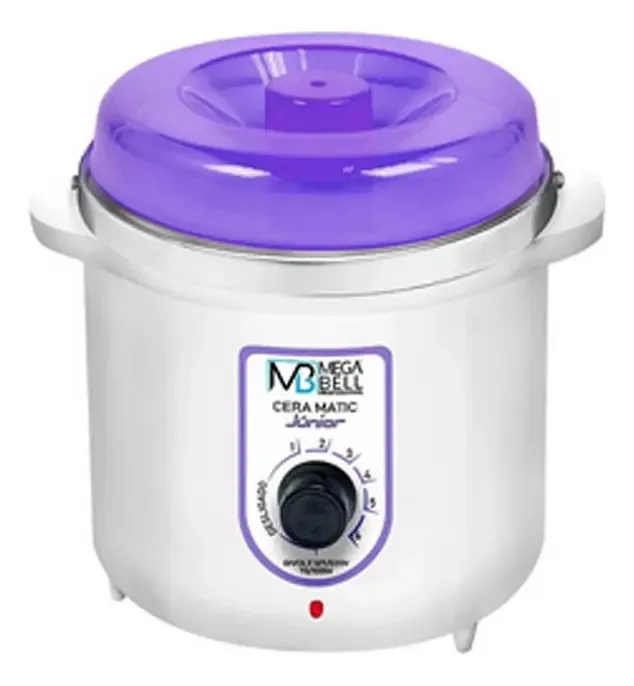 Aquecedor De Cera Mega Bell 7175 Cera Matic Standard S/ Refil Lilás E Bran 1un