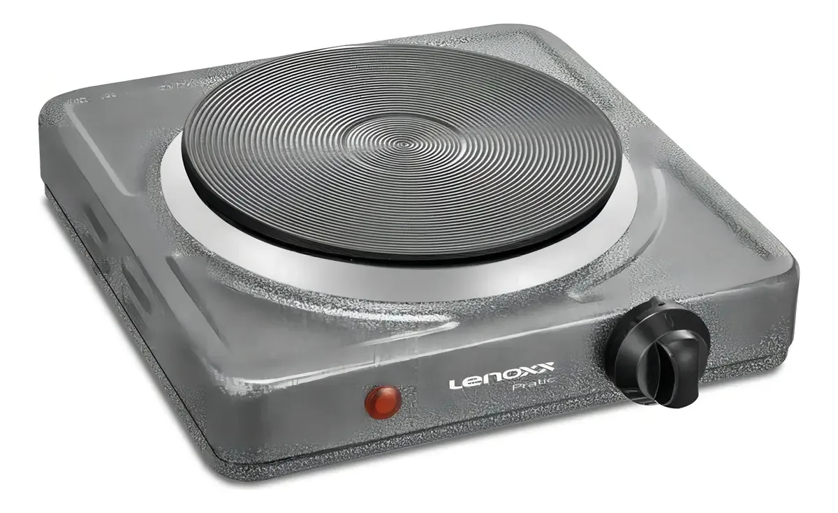 Fogão Cooktop Elétrica Lenoxx Pratic Pfe351 Prateado