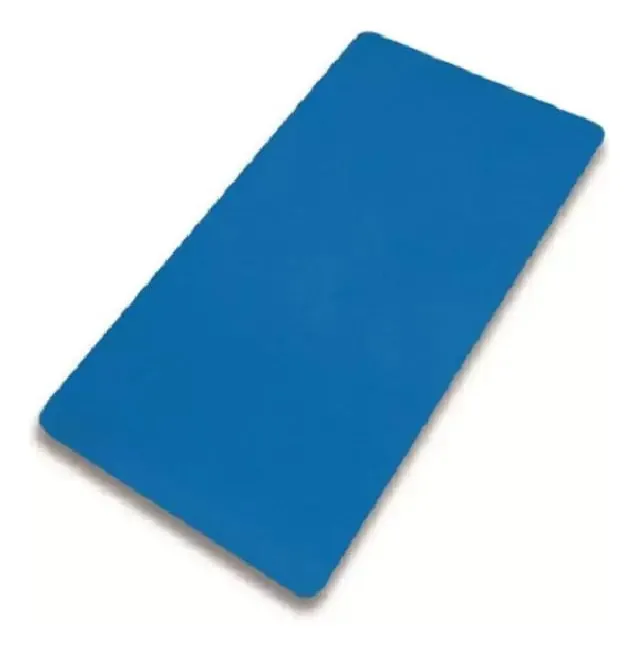 Tapete Academia Colchonete Fitness Eva Yoga 10mm Azul