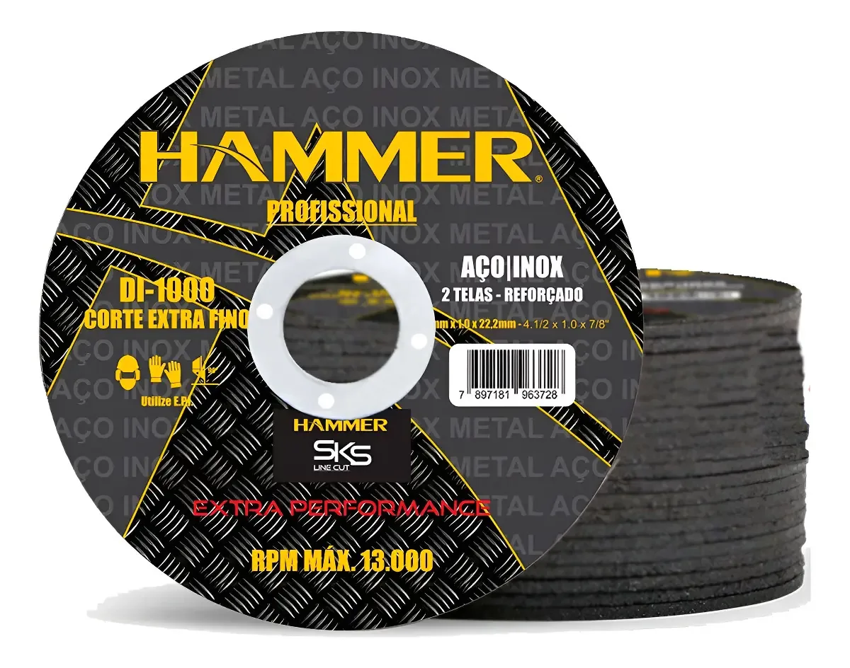 Disco Inox Hammer