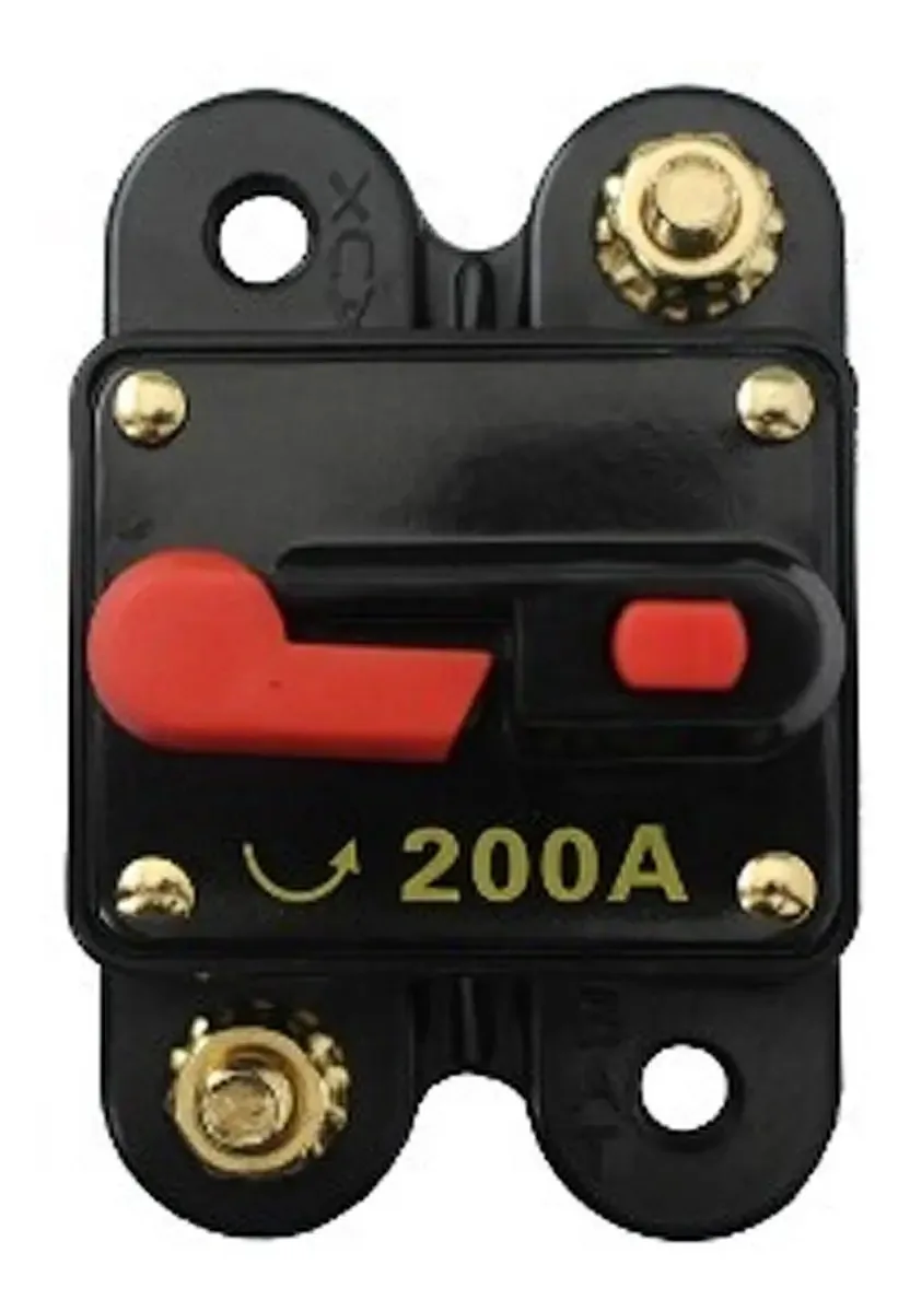 Disjuntor P/ Som Automotivo 100a / 140a / 200a Dijuntor