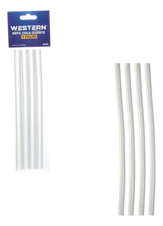 Refil De Cola Quente 4 Pcs Rcq01 Etilux
