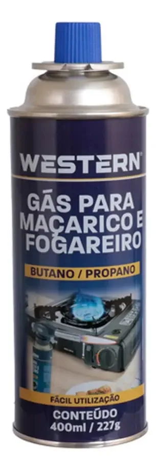 Gas P/macarico/fogareiro Butano E Propano 400ml