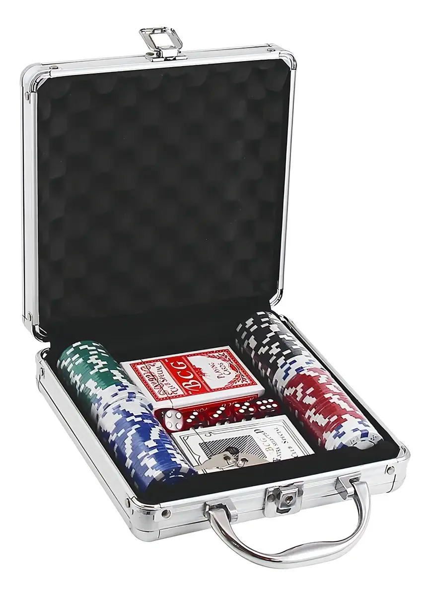 Maleta Poker 100 Fichas Western