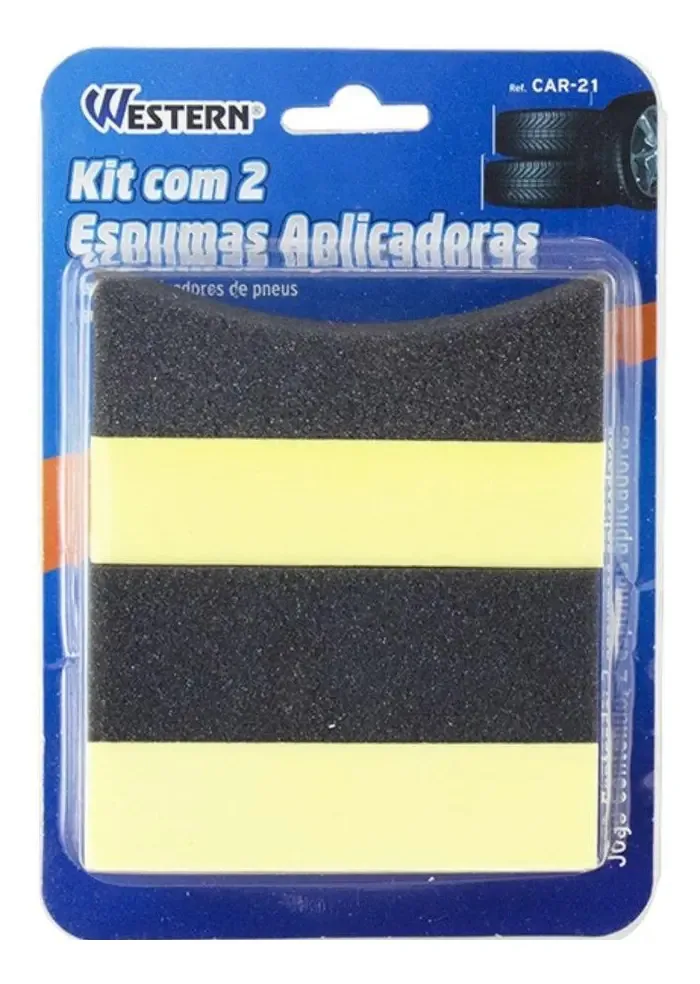 Kit Com 2 Espumas Para Limpeza Automotiva Car-21
