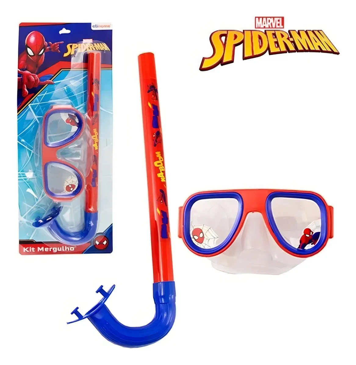 Kit Mergulho Marvel Spiderman - Etihome Dyh-178