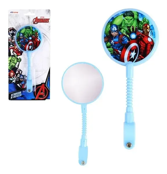Retrovisor Bicicleta Infantil Vingadores Heróis Marvel