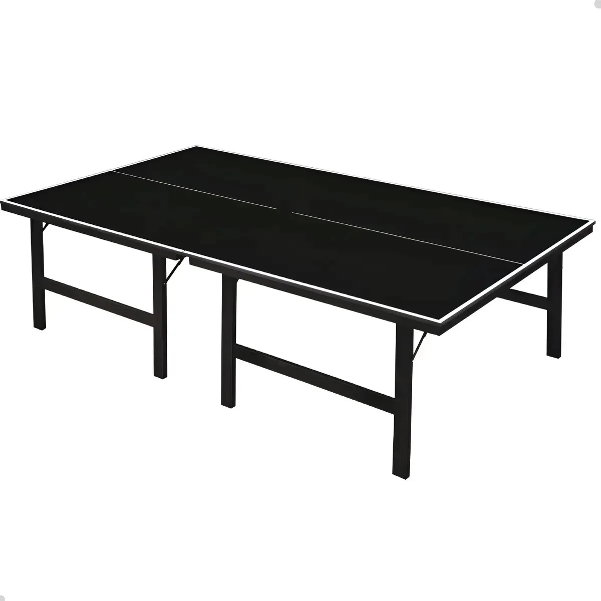 Mesa Tênis De Mesa Ping Pong 15mm Mdf Sports Mania Cor Preto