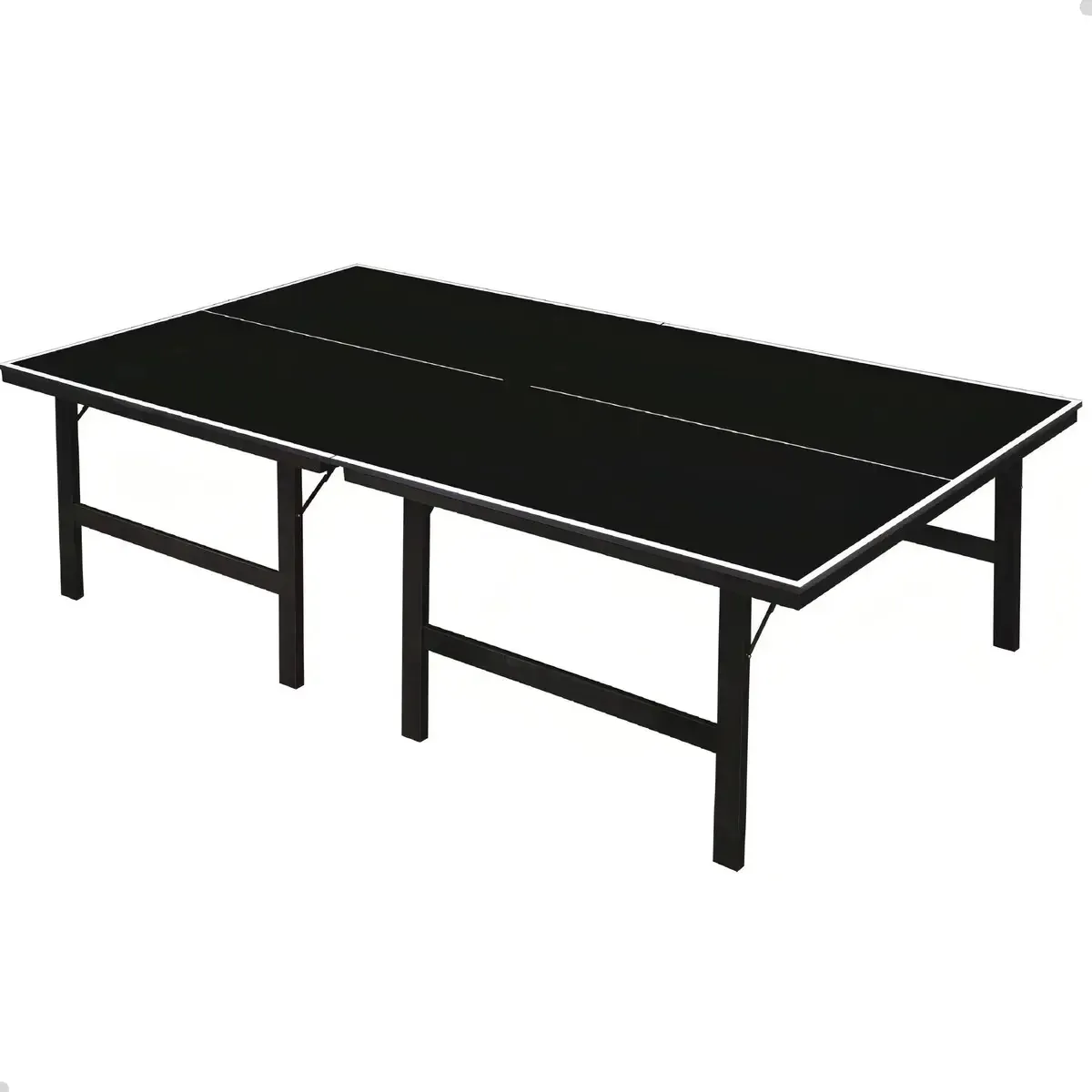 Mesa Tênis De Mesa Ping Pong 18mm Mdf Sports Mania Cor Preto