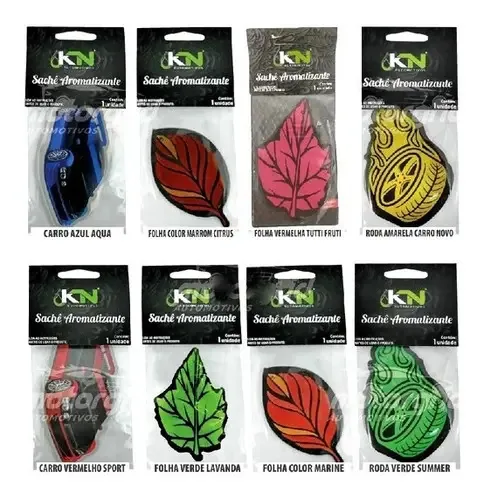 Folhinhas Aromatizantes Para Carro Kn Tipo Little Trees C/48