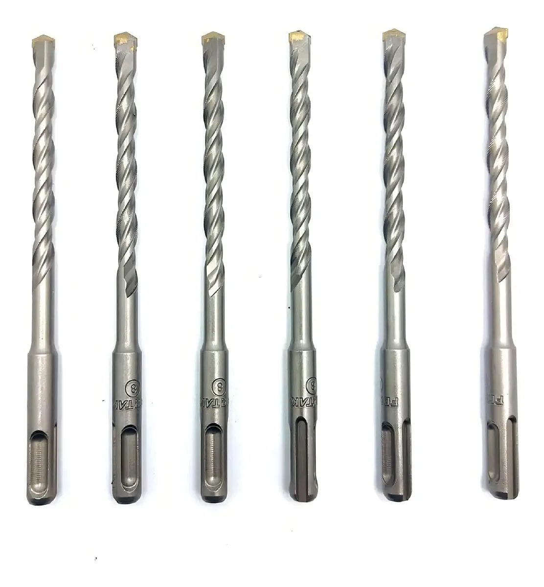 6x Broca Sds Plus Alvenaria E Concreto 10x260mm Fertak